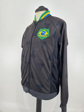 Load image into Gallery viewer, 2013 adidas Originals Brazil Track Top L Black Green Yellow
