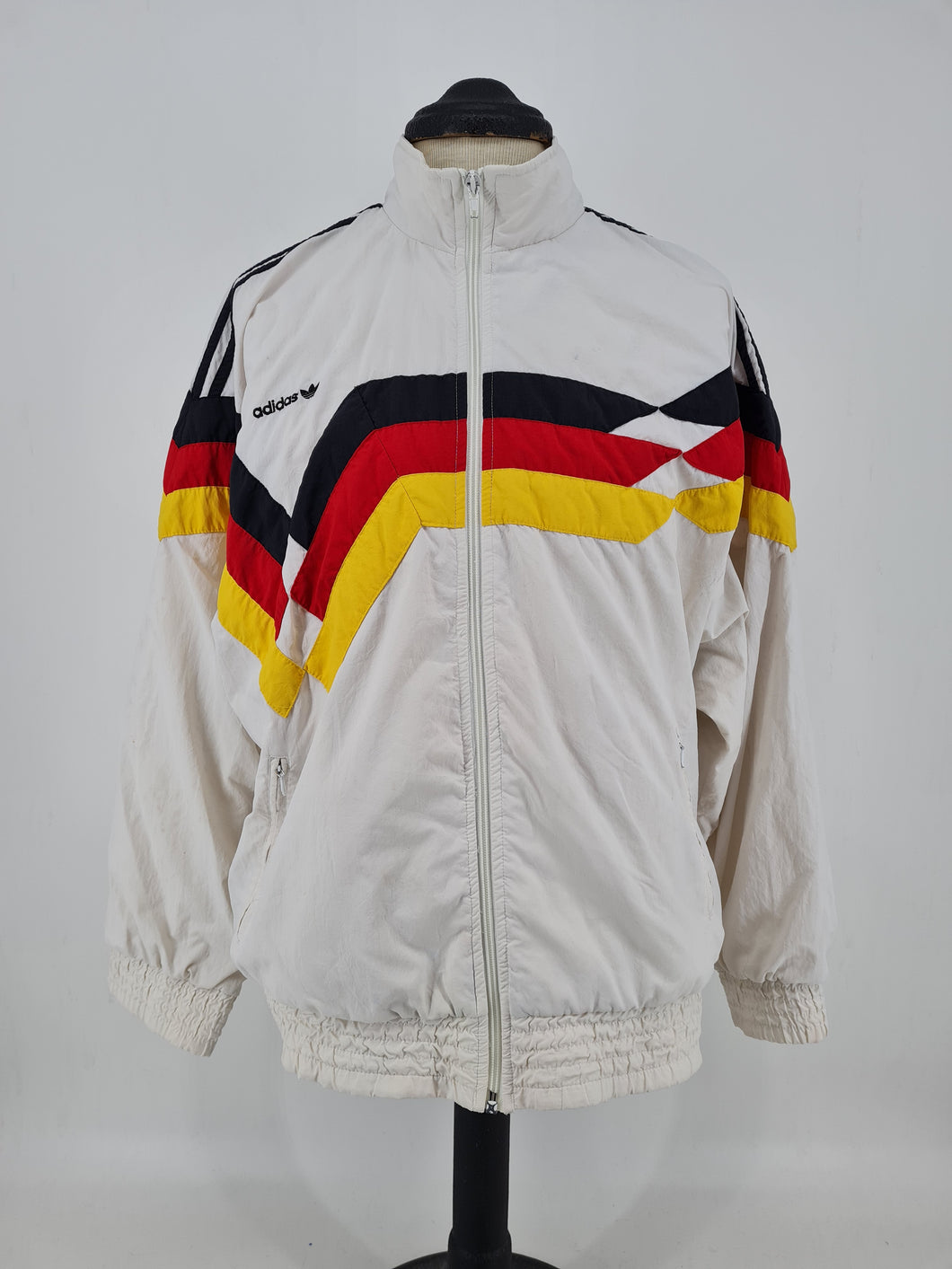 Vintage 1988/90 adidas West Germany Training Football Track Top XL D52