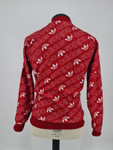 Load image into Gallery viewer, 2018 adidas Originals Monogram Track Top XS Red White
