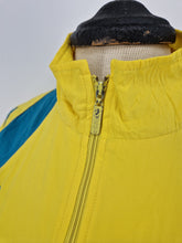 Load image into Gallery viewer, Vintage 90s adidas Ukraine Olympic Training Track Top Yellow Blue L - XL

